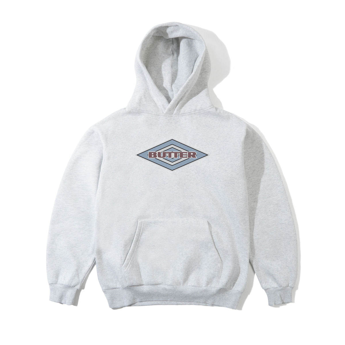 Butter Goods Diamond Logo Pullover Hood (Ash)