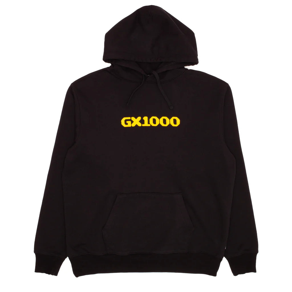 GX1000 OG Logo Chenille Hoodie Black