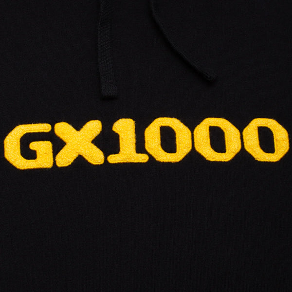 GX1000 OG Logo Chenille Hoodie Black