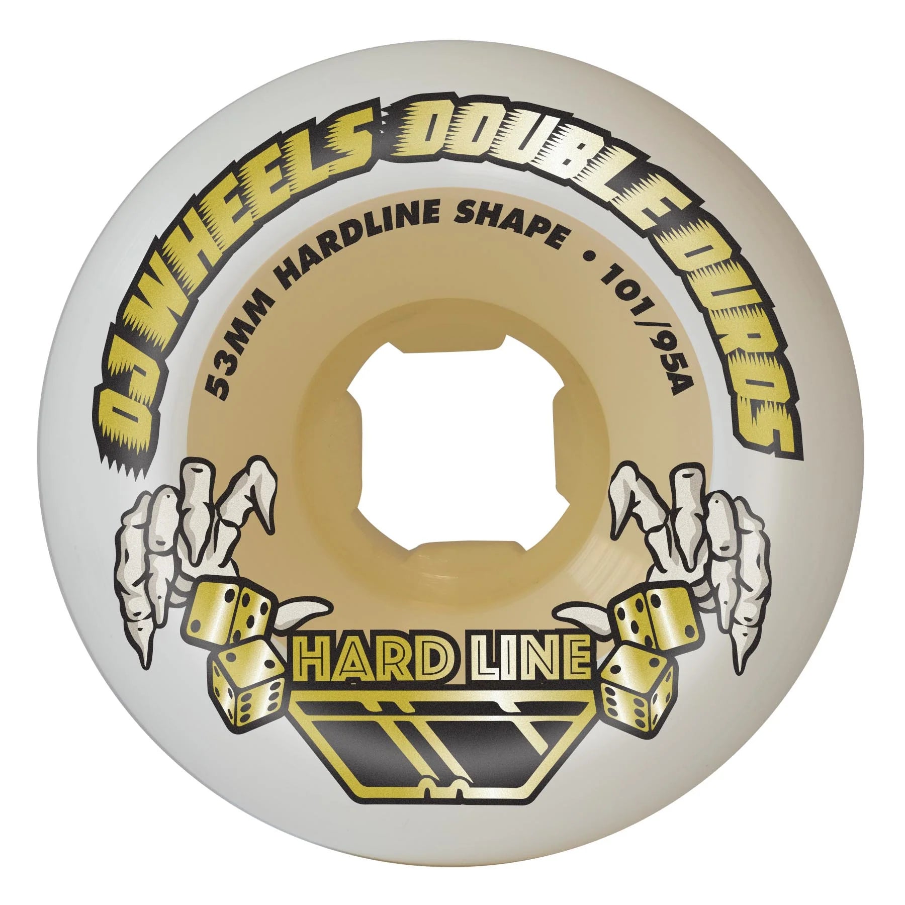 OJ Double Duro Gum Hardline Wheels 101a/95a 53