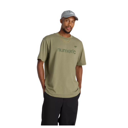 New Balance Numeric Cotten Tee (Dark Olivine)