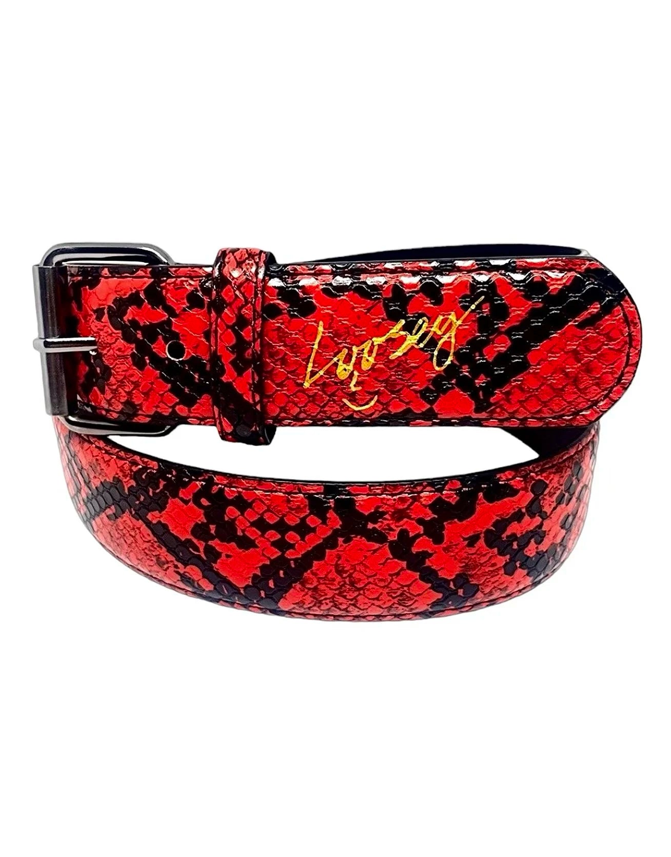 Loosey Red Slither Belt