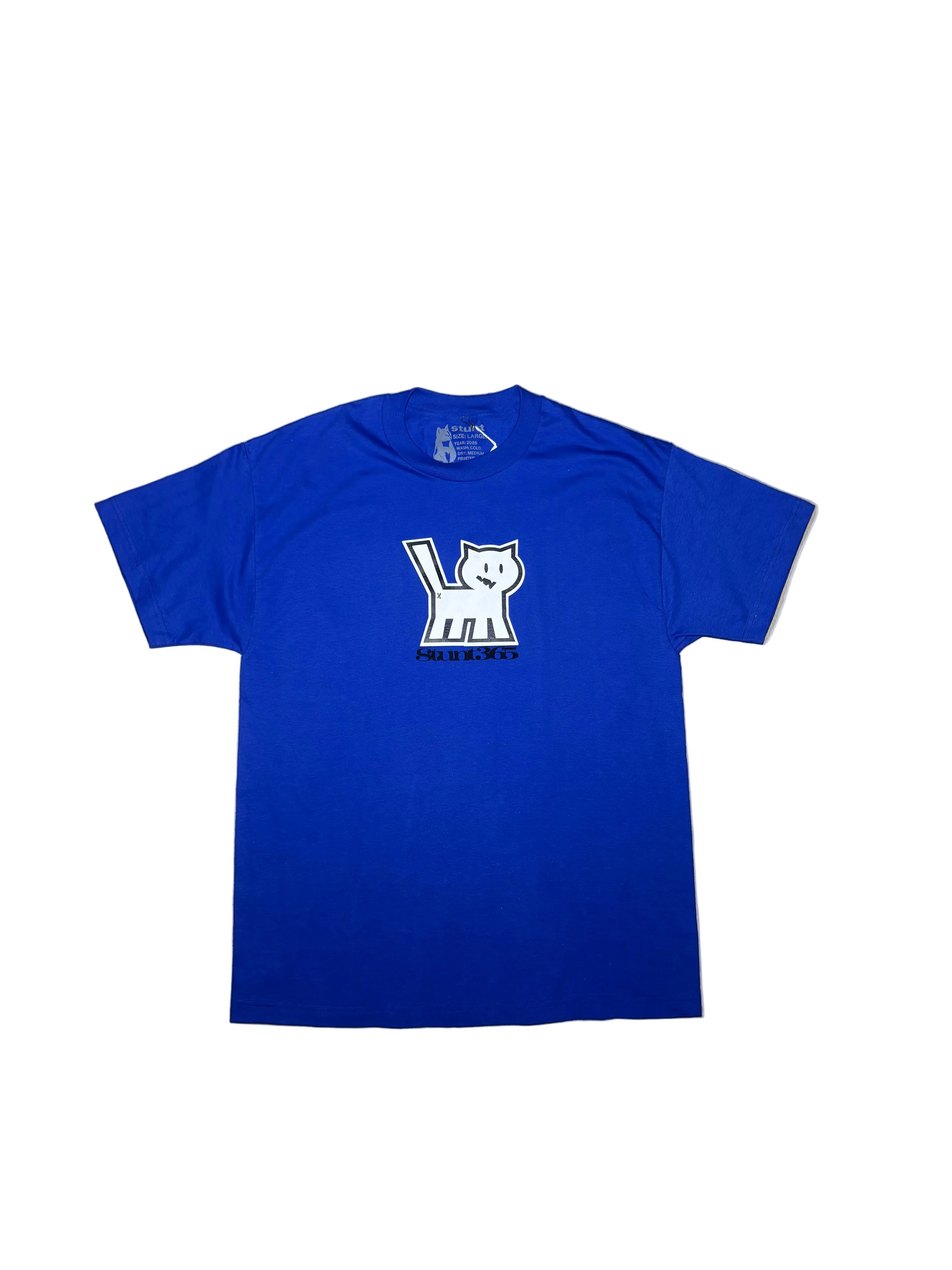 Stunt 365 Cat Tee (Blue)
