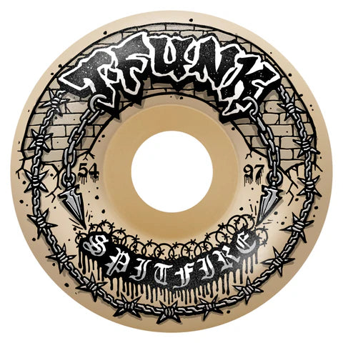 Spitfire F4 97D T-Funk Raw Radial Full Natural 54MM