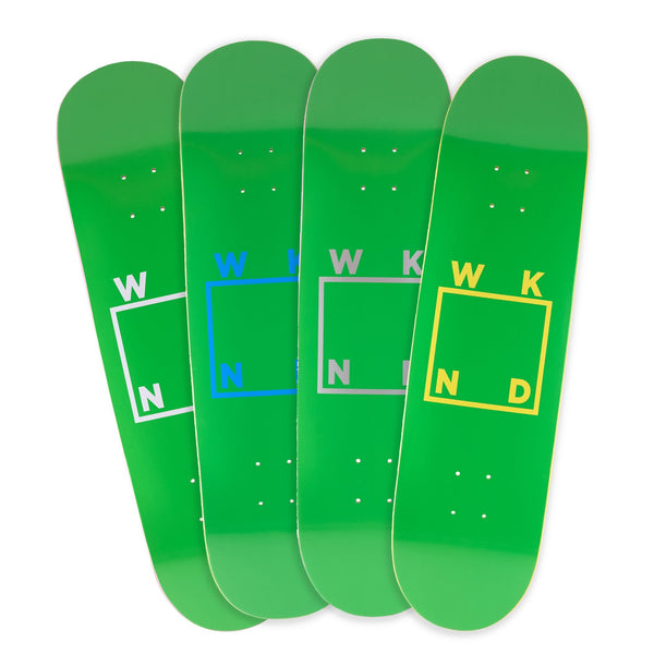 WKND 8.25 Logo Board Deck (Green)